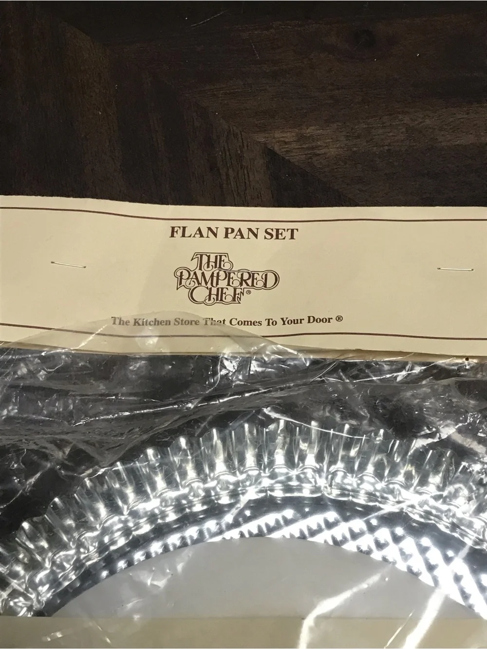 The Pampered Chef Flan Pan Set - Silver